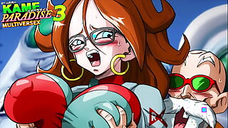 Kame Paradise 3 - The sexiest Hominid ever created (Android 21 sex scene)